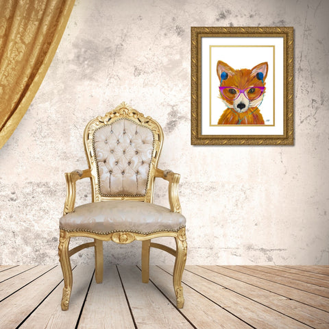 Woodland Beats II Gold Ornate Wood Framed Art Print with Double Matting by DeRice, Julie