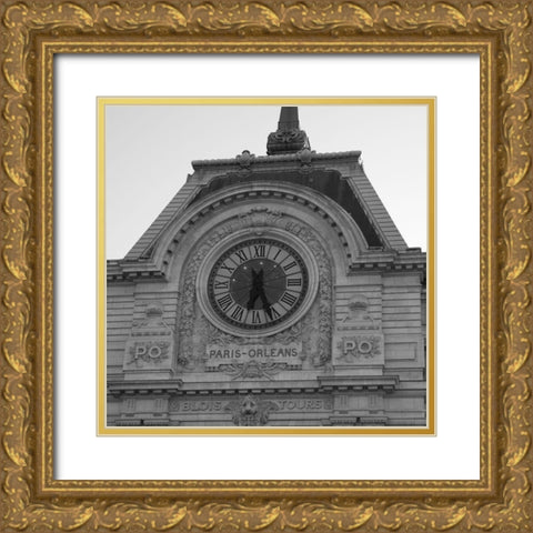 Paris Scene IV Gold Ornate Wood Framed Art Print with Double Matting by Navas, Emily