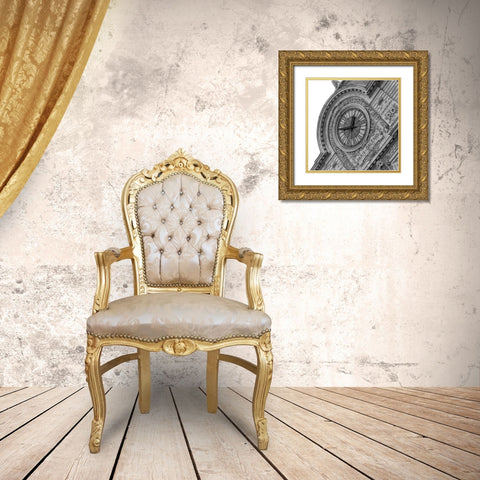 Paris Views III Gold Ornate Wood Framed Art Print with Double Matting by Navas, Emily