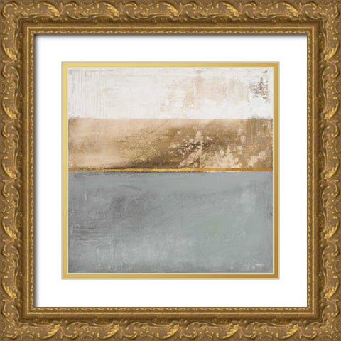 Feels Familiar Gold Ornate Wood Framed Art Print with Double Matting by Meneely, Dan
