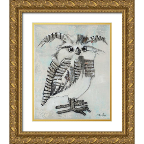 Who Are You I Gold Ornate Wood Framed Art Print with Double Matting by Ritter, Gina