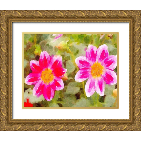 Last Spring II Gold Ornate Wood Framed Art Print with Double Matting by Navas, Emily