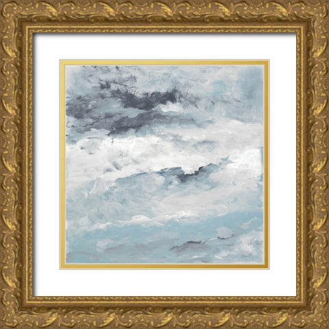 Sea Meets Storm I Gold Ornate Wood Framed Art Print with Double Matting by Loreth, Lanie
