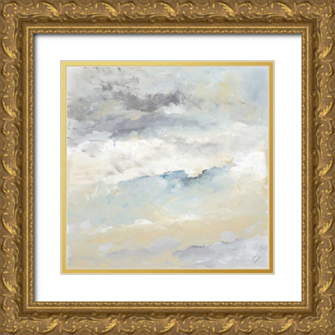 Sea Meets Sky I Gold Ornate Wood Framed Art Print with Double Matting by Loreth, Lanie