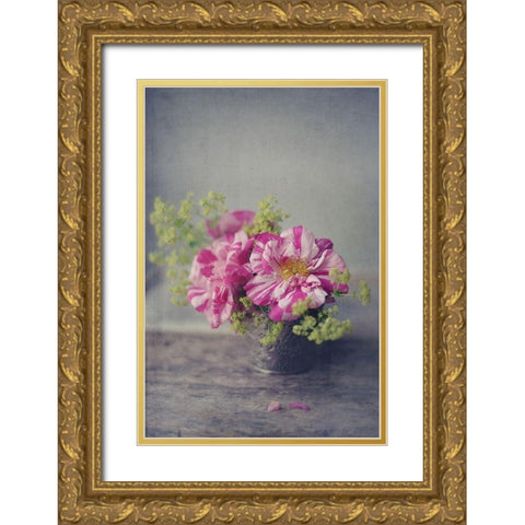 Summer Blooms Gold Ornate Wood Framed Art Print with Double Matting by Gardner, Sarah
