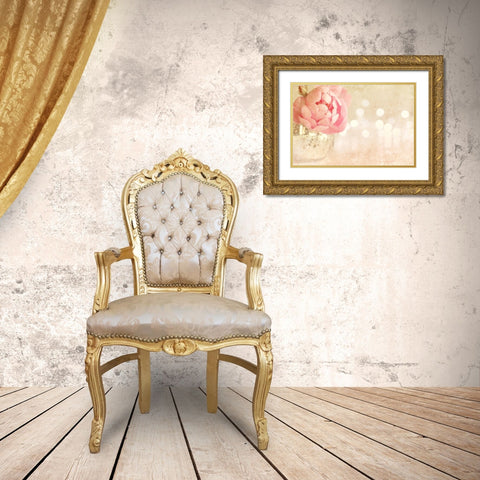 Spotlight Blooms Gold Ornate Wood Framed Art Print with Double Matting by Gardner, Sarah