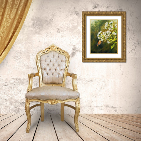 Garden Life Gold Ornate Wood Framed Art Print with Double Matting by Nawrocke, Bruce