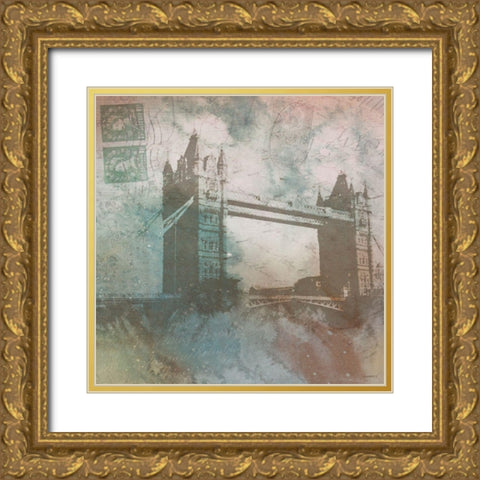 Vintage Europe II Gold Ornate Wood Framed Art Print with Double Matting by Meneely, Dan