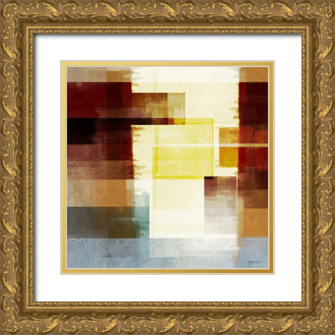 Luck of Autumn I Gold Ornate Wood Framed Art Print with Double Matting by Meneely, Dan