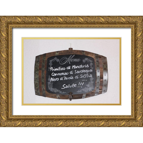 Salute Gold Ornate Wood Framed Art Print with Double Matting by Coppel, Anna