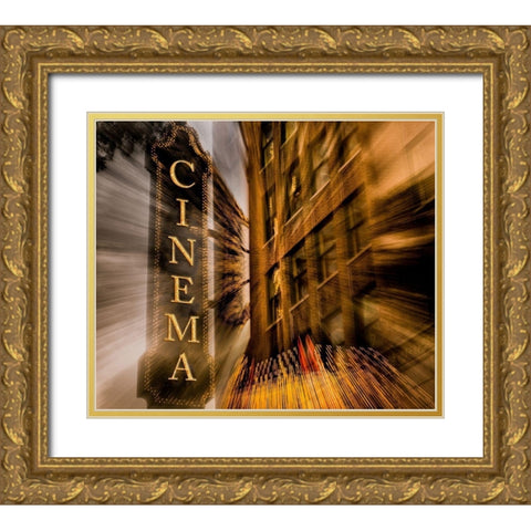 Cinema Gold Ornate Wood Framed Art Print with Double Matting by Bill Carson Photography
