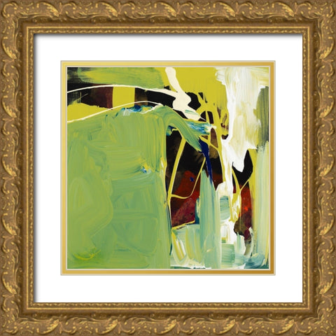 Energy and Stillness Gold Ornate Wood Framed Art Print with Double Matting by Loreth, Lanie