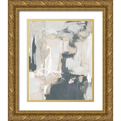 Muted Longing I Gold Ornate Wood Framed Art Print with Double Matting by Loreth, Lanie