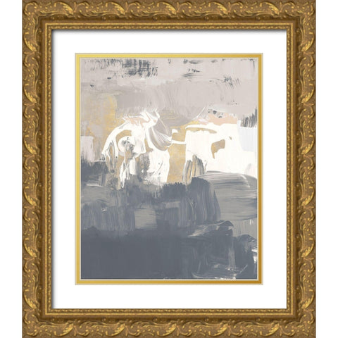 Muted Longing II Gold Ornate Wood Framed Art Print with Double Matting by Loreth, Lanie
