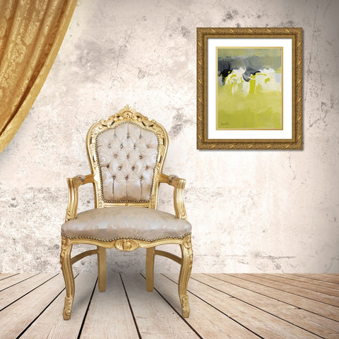 Space To Think Gold Ornate Wood Framed Art Print with Double Matting by Loreth, Lanie