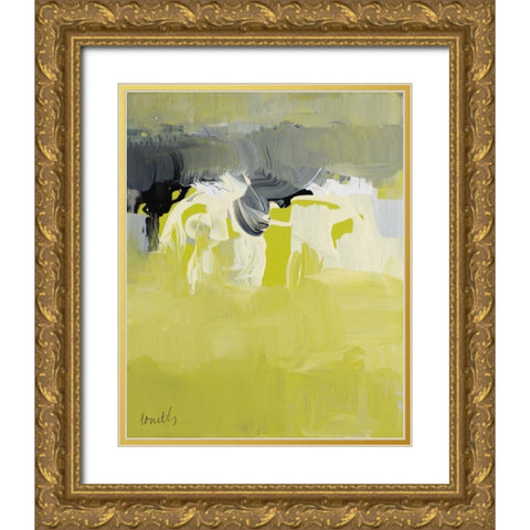 Space To Think Gold Ornate Wood Framed Art Print with Double Matting by Loreth, Lanie