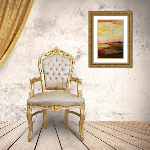 Dawning Sky Gold Ornate Wood Framed Art Print with Double Matting by Medley, Elizabeth