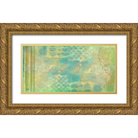 Sing and Play Pattern I Gold Ornate Wood Framed Art Print with Double Matting by Medley, Elizabeth