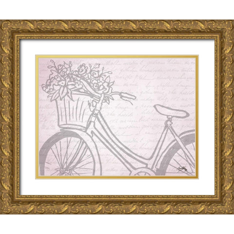 Ride Along I Gold Ornate Wood Framed Art Print with Double Matting by Medley, Elizabeth