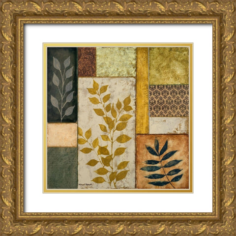 Natural Elements II Gold Ornate Wood Framed Art Print with Double Matting by Marcon, Michael