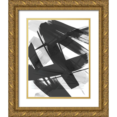 Paint Out Loud I Gold Ornate Wood Framed Art Print with Double Matting by SD Graphics Studio