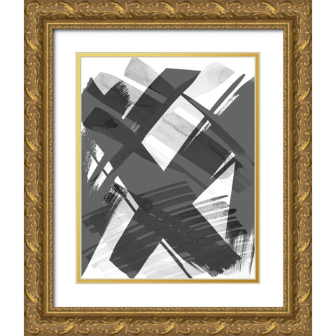 Paint Out Loud II Gold Ornate Wood Framed Art Print with Double Matting by SD Graphics Studio