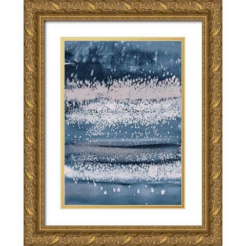 Blue Winds Gold Ornate Wood Framed Art Print with Double Matting by Loreth, Lanie