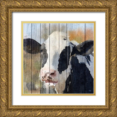 Sweet Daisy I Gold Ornate Wood Framed Art Print with Double Matting by Metz, Andi
