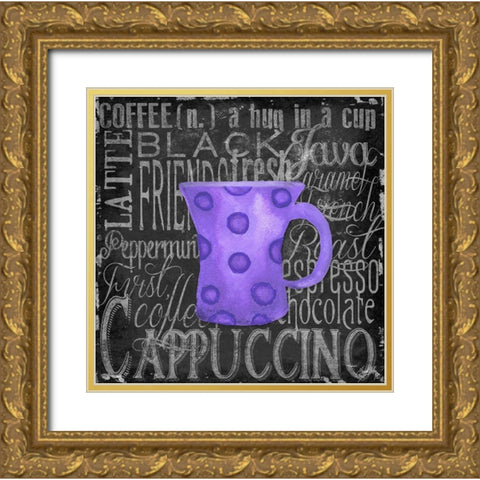 Coffee of the Day III Gold Ornate Wood Framed Art Print with Double Matting by Medley, Elizabeth