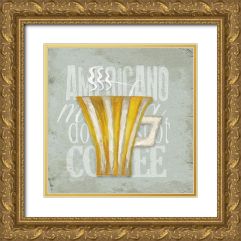 Daily Coffee I Gold Ornate Wood Framed Art Print with Double Matting by Medley, Elizabeth