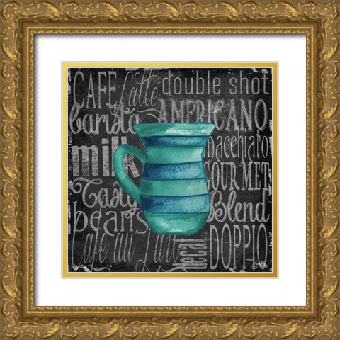 Coffee of the Day IV Gold Ornate Wood Framed Art Print with Double Matting by Medley, Elizabeth