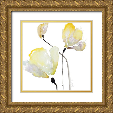 Basking in the Sunshine I Gold Ornate Wood Framed Art Print with Double Matting by Loreth, Lanie