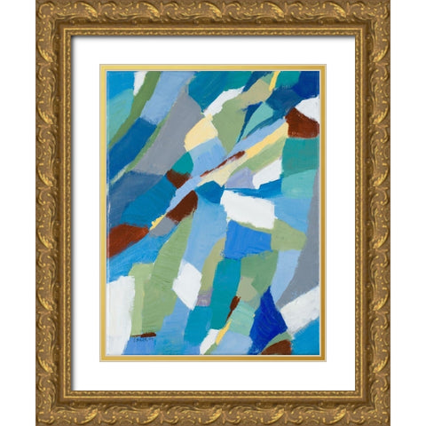 Out to Sea Gold Ornate Wood Framed Art Print with Double Matting by Loreth, Lanie