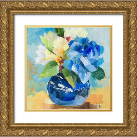 Mid Summer Bloom I Gold Ornate Wood Framed Art Print with Double Matting by Loreth, Lanie