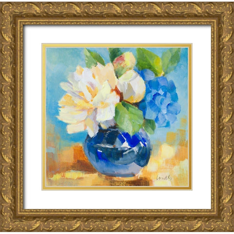 Mid Summer Bloom II Gold Ornate Wood Framed Art Print with Double Matting by Loreth, Lanie