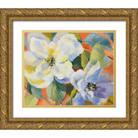 Endless Blossom I Gold Ornate Wood Framed Art Print with Double Matting by Loreth, Lanie