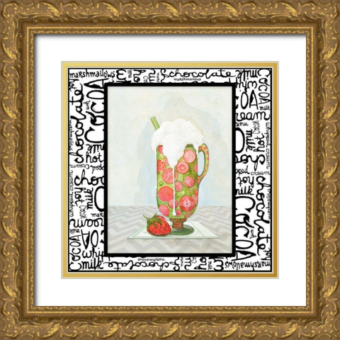 Tis the Season for Cocoa IV Gold Ornate Wood Framed Art Print with Double Matting by Diannart