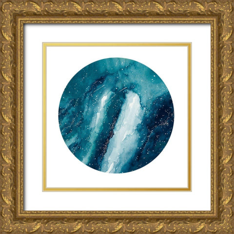 Light Years Away Gold Ornate Wood Framed Art Print with Double Matting by Bucheli, Amaya