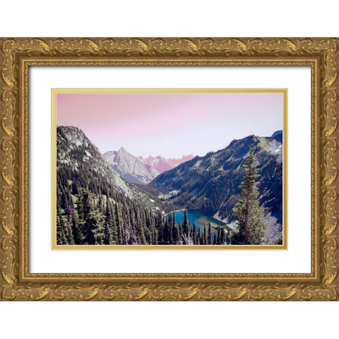 Sunrise Gold Ornate Wood Framed Art Print with Double Matting by Wilson, Kali