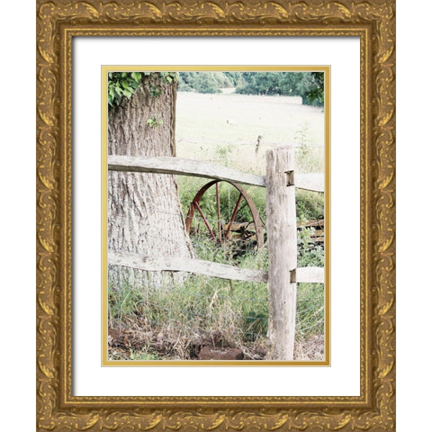 Southwest Treasures Gold Ornate Wood Framed Art Print with Double Matting by Hyler, JB