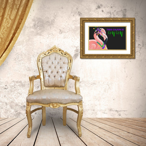 Crazy Cajun Gold Ornate Wood Framed Art Print with Double Matting by Ritter, Gina
