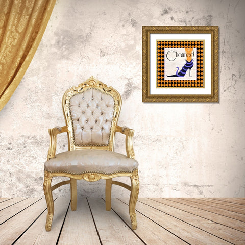 Bewitching Shoes III Gold Ornate Wood Framed Art Print with Double Matting by Metz, Andi