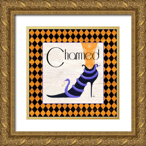 Bewitching Shoes III Gold Ornate Wood Framed Art Print with Double Matting by Metz, Andi