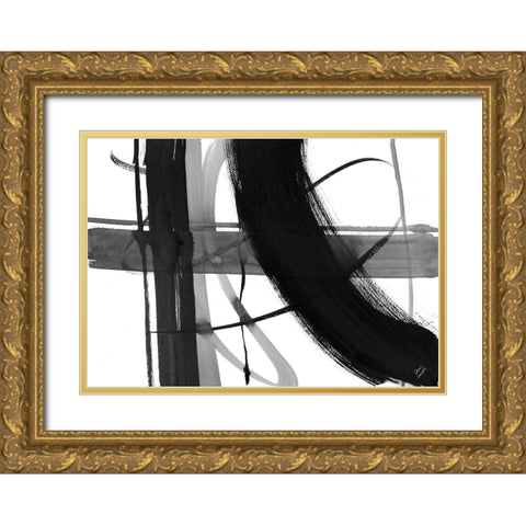 Urban Vibe II Gold Ornate Wood Framed Art Print with Double Matting by Loreth, Lanie