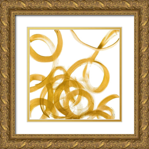 Liberation II Gold Ornate Wood Framed Art Print with Double Matting by Loreth, Lanie