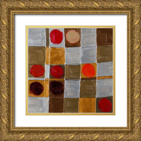 Wine and Rouges II Gold Ornate Wood Framed Art Print with Double Matting by Loreth, Lanie