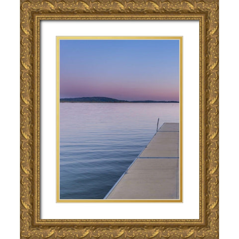 Days in Contemplation Gold Ornate Wood Framed Art Print with Double Matting by Stewart, Wil