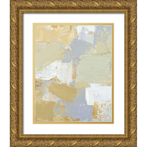 Beachside Gold Ornate Wood Framed Art Print with Double Matting by Loreth, Lanie