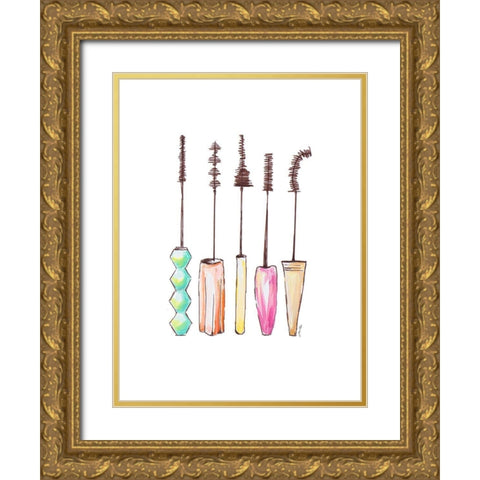 Lash Life Gold Ornate Wood Framed Art Print with Double Matting by Ritter, Gina