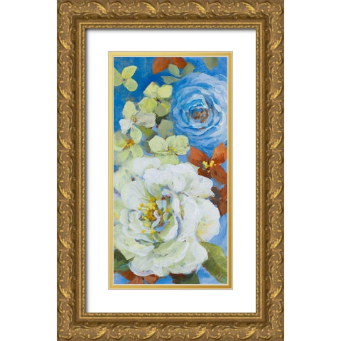 Abundant Garden I Gold Ornate Wood Framed Art Print with Double Matting by Loreth, Lanie